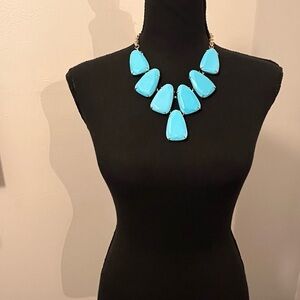 Kendra Scott Turquoise Harlow Statement Necklace